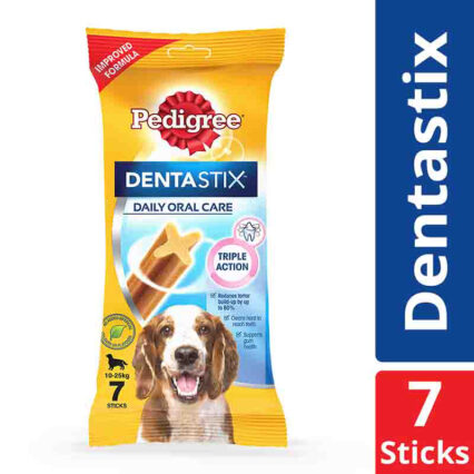 Pedigree Dentastix Oral Care Dog Treat – Medium Breeds (10–25 kg) | 180g