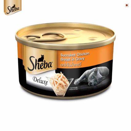 Sheba Succulent Chicken Breast in Gravy – 85 g Can