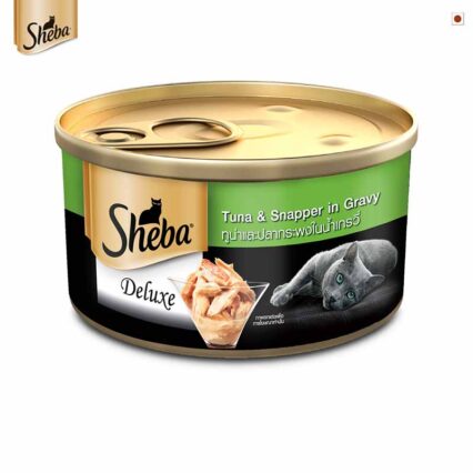 Sheba White Meat & Snapper in Gravy – 85 g Can