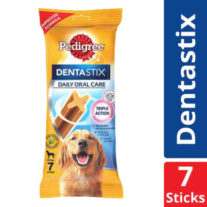 Pedigree Dentastix Oral Care Dog Treat – Large Breeds (25 kg+) | 270g