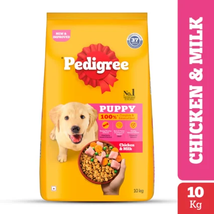 Pedigree Puppy Dry Dog Food – Chicken & Milk (10kg | 15kg | 20kg)