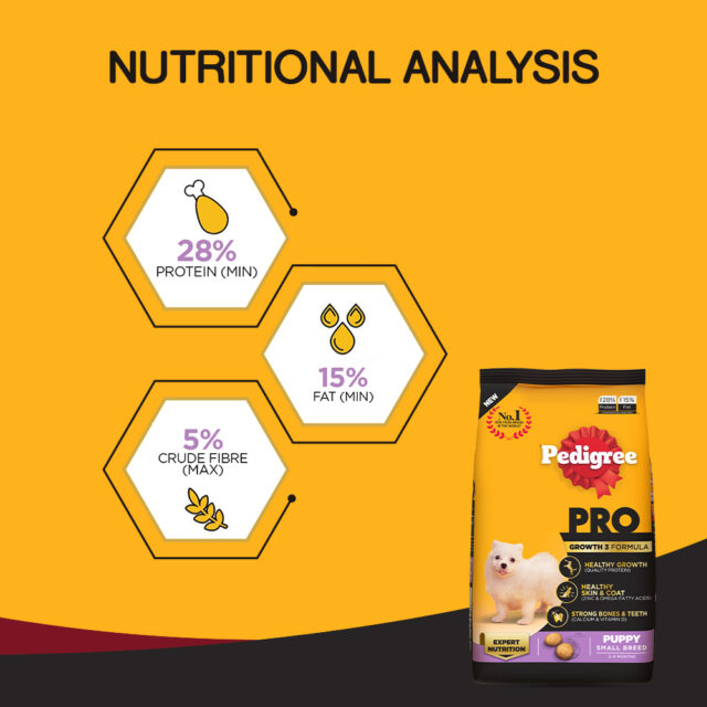 Pedigree PRO Puppy Small Breed Dog Food (1.2kg | 3kg) - Image 5