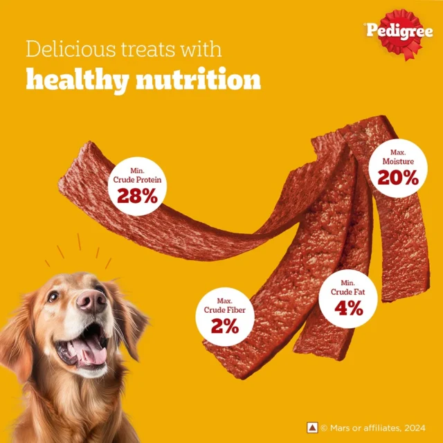 Pedigree Tasty Jerky Dog Treat – Grilled Liver Flavour | 70g - Image 3
