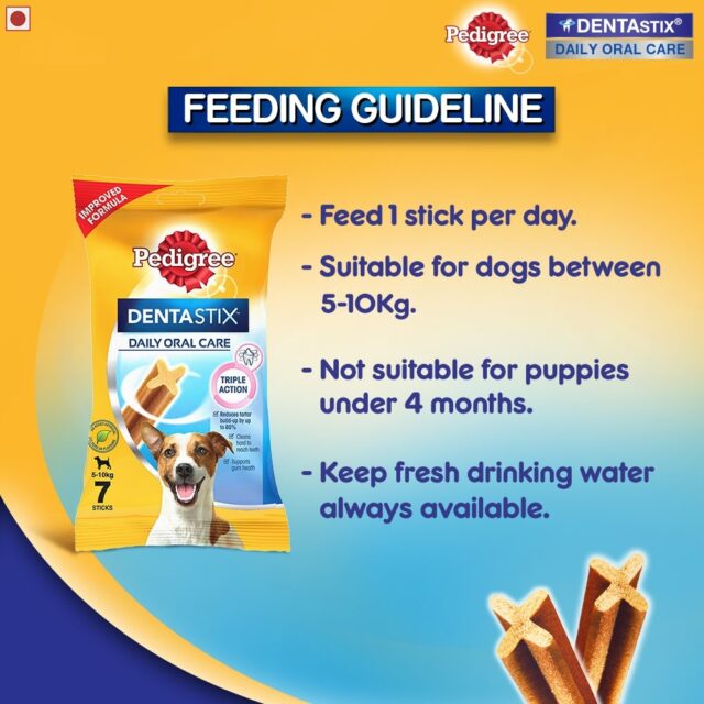 Pedigree Dentastix Oral Care Dog Treat – Small Breeds (5–10 kg) | 110g - Image 7