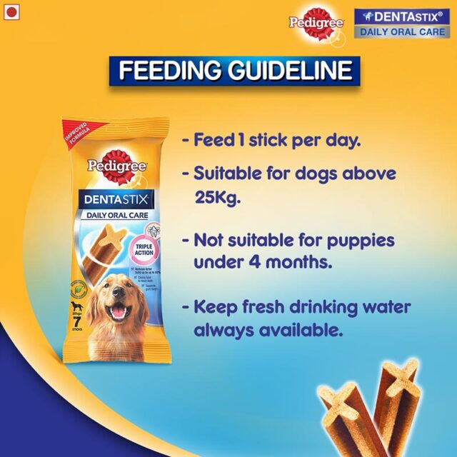 Pedigree Dentastix Oral Care Dog Treat – Large Breeds (25 kg+) | 270g - Image 7