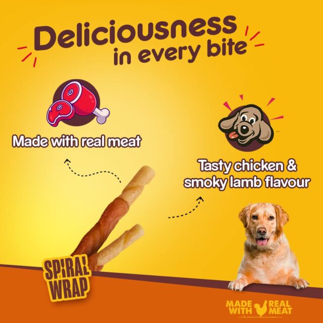 Pedigree Ranchos Spiral Wrap – Chicken & Smoky Lamb Flavour 720g | Box of 12 Packs - Image 7