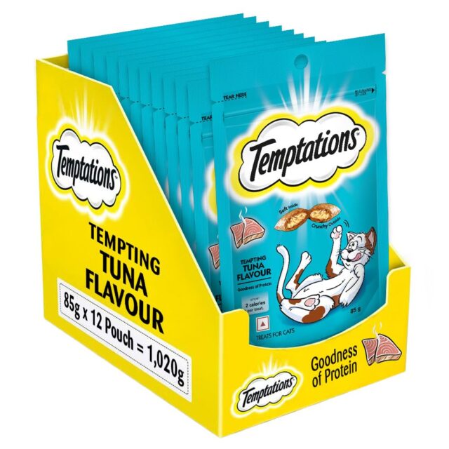 Temptations Tempting Tuna Flavour – 85g (Pack of 1 & Pack of 12) - Image 3