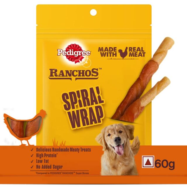 Pedigree Ranchos Spiral Wrap – Chicken & Smoky Lamb Flavour 720g | Box of 12 Packs - Image 3