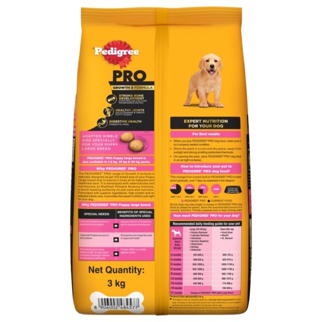 Pedigree PRO Puppy Large Breed Dog Food (3kg | 10kg | 20kg) - Image 10