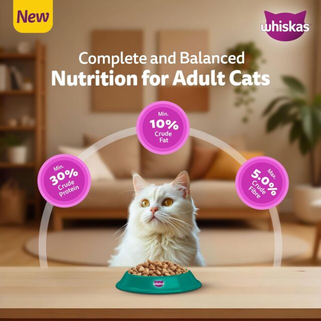 Whiskas Persian Adult (1+ Years) Dry Cat Food  (400 g | 1.1 kg | 2.8 kg | 6.8 kg) - Image 10