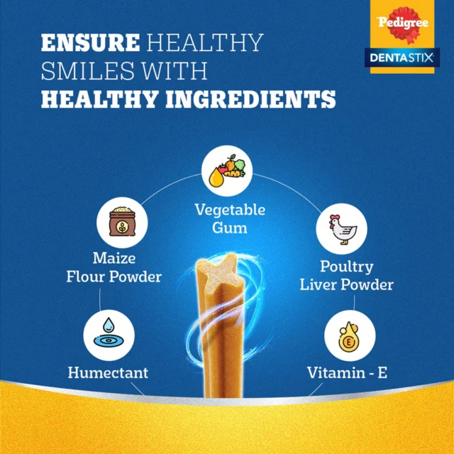 Pedigree Dentastix Oral Care – Adult Small Breed (5–10 kg), 110 g (7 sticks) – 10‑Pack Box - Image 4