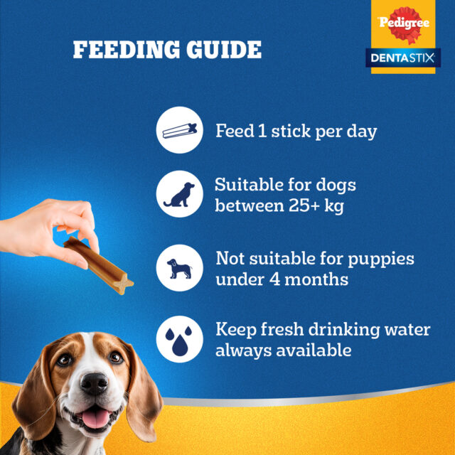 Pedigree Dentastix Oral Care – Adult Large Breed (25 kg+), 270 g (7 sticks) – 10‑Pack Box - Image 7