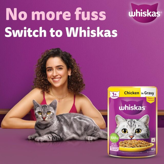 Whiskas Adult Chicken in Gravy – 80g (Pack of 1 / 14 / 56) - Image 4