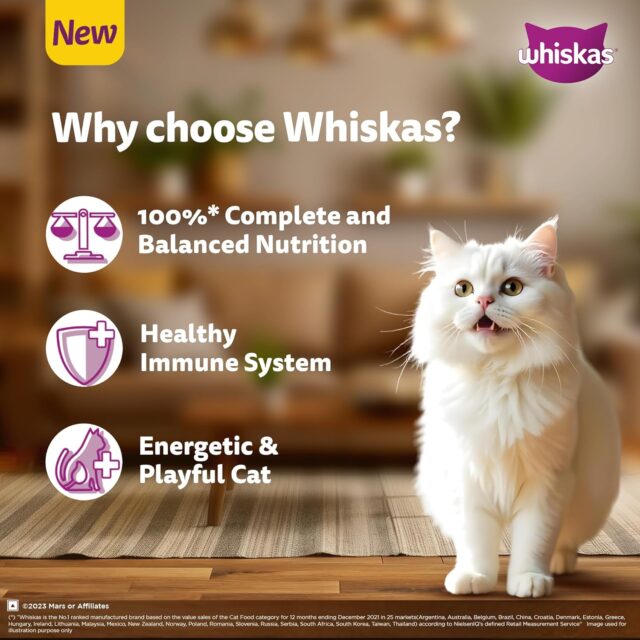 Whiskas Persian Adult (1+ Years) Dry Cat Food  (400 g | 1.1 kg | 2.8 kg | 6.8 kg) - Image 11
