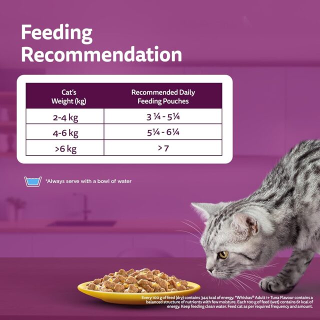Whiskas Adult (1+ Years) Tuna in Jelly Wet Cat Food – 80g (Pack of 1 / 14 / 56) - Image 10