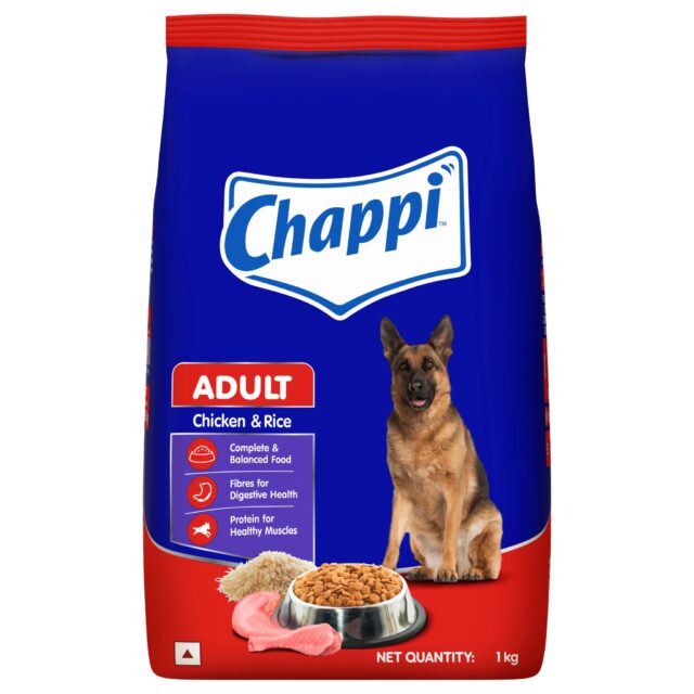 Chappi Adult Dry Dog Food – Chicken & Rice Flavour 1 kg