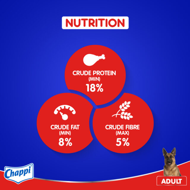 Chappi Adult Dry Dog Food – Chicken & Rice Flavour (2.8 kg | 20 kg) - Image 5