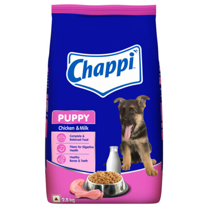 Chappi Puppy Dry Dog Food – Chicken & Milk Flavour (1kg | 2.8 kg)