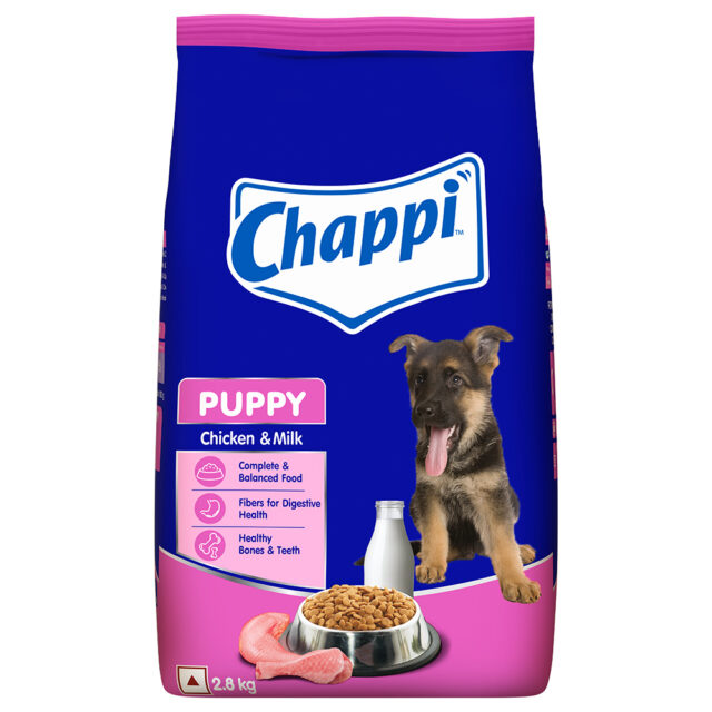 Chappi Puppy Dry Dog Food – Chicken & Milk Flavour (1kg | 2.8 kg)