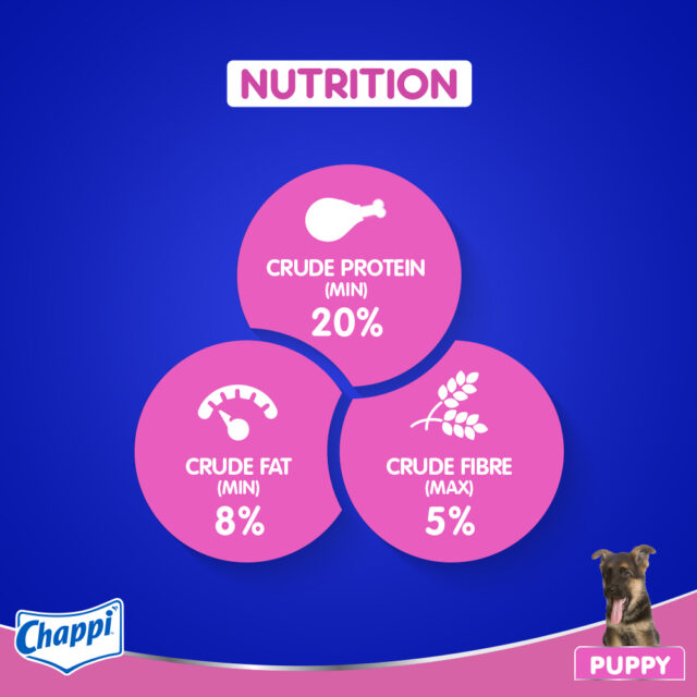 Chappi Puppy Dry Dog Food – Chicken & Milk Flavour (1kg | 2.8 kg) - Image 5