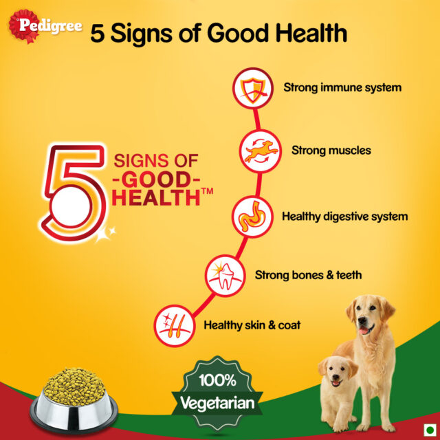 Pedigree Complete & Balanced Food for Puppy & Adult Dogs – 100% Vegetarian (1kg | 2.8kg) - Image 5
