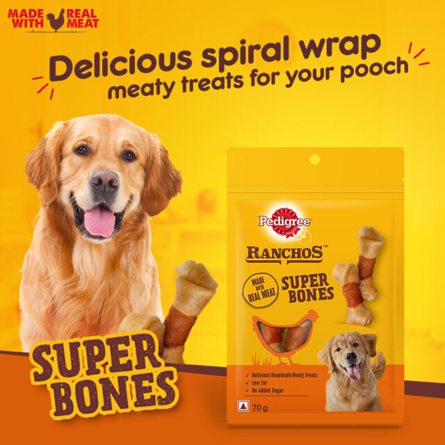 Pedigree Ranchos Super Bones – Chicken & Milky Flavour 840g | Box of 12 Packs - Image 5