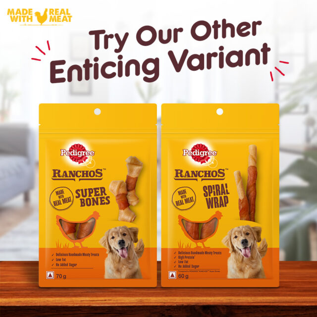 Pedigree Ranchos Super Bones – Chicken & Milky Flavour 840g | Box of 12 Packs - Image 10