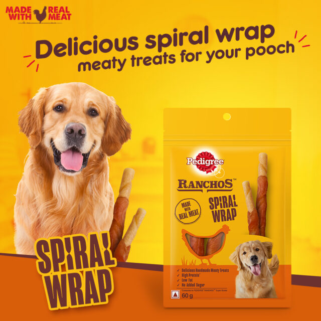 Pedigree Ranchos Spiral Wrap – Chicken & Smoky Lamb Flavour, 60g Pouch - Image 3