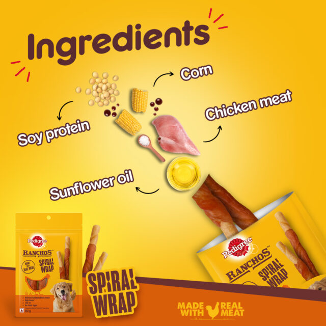 Pedigree Ranchos Spiral Wrap – Chicken & Smoky Lamb Flavour, 60g Pouch - Image 4