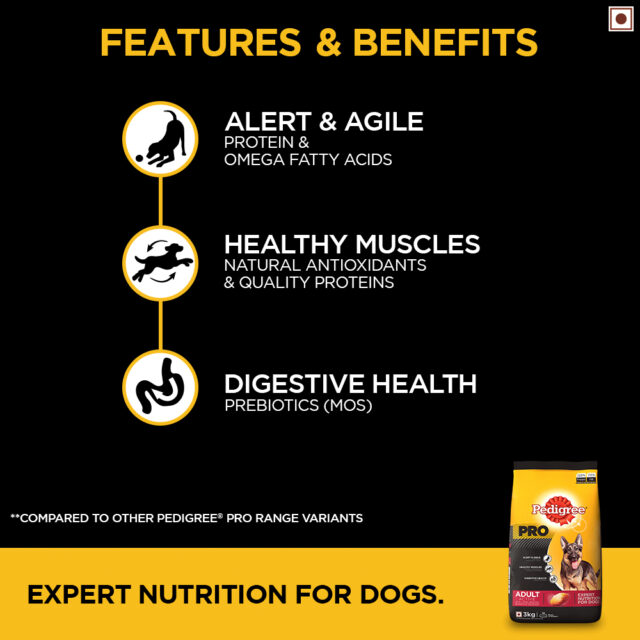 Pedigree PRO Adult Large Breed Dog Food (3kg | 10kg | 20kg) - Image 3