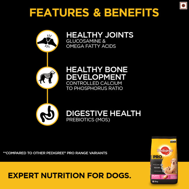 Pedigree PRO Puppy Large Breed Dog Food (3kg | 10kg | 20kg) - Image 7