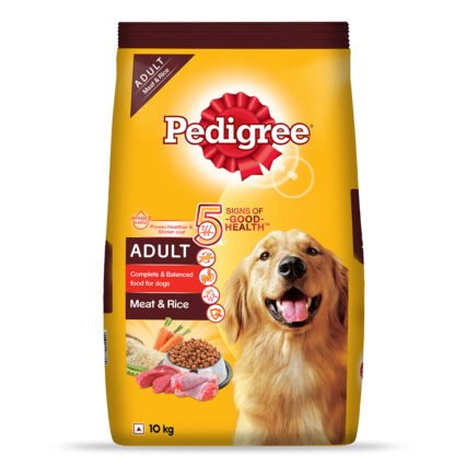 Pedigree Adult Dry Dog Food – Meat & Rice (10kg | 20kg)