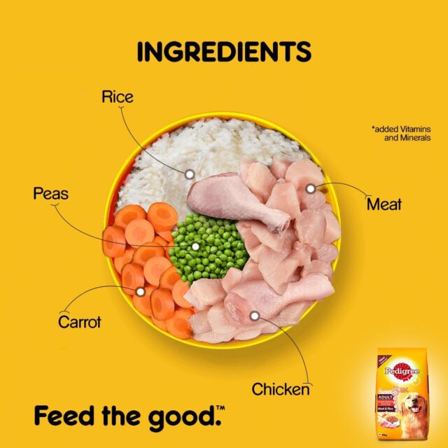 Pedigree Adult Dry Dog Food – Meat & Rice (10kg | 20kg) - Image 5