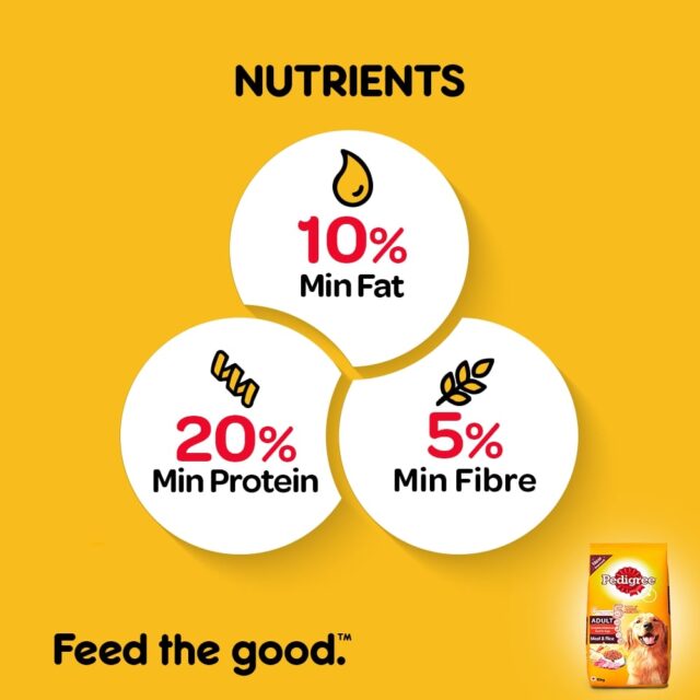 Pedigree Adult Dry Dog Food – Meat & Rice (10kg | 20kg) - Image 8