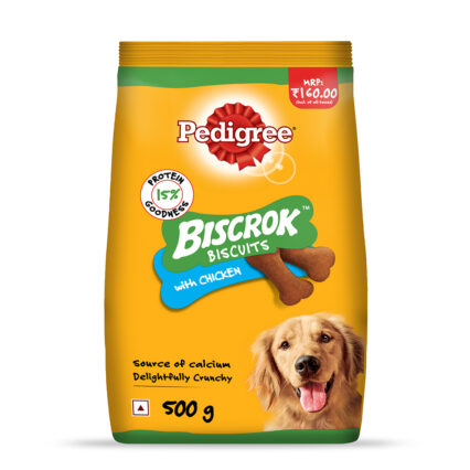 Pedigree Biscrok Biscuits Chicken Flavor (500g & 900g)