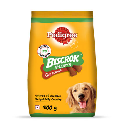Pedigree Biscrok Biscuits Lamb Flavor (500g & 900g)