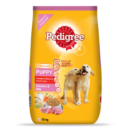 Pedigree Puppy Dry Dog Food – Chicken & Milk (10kg | 15kg | 20kg)
