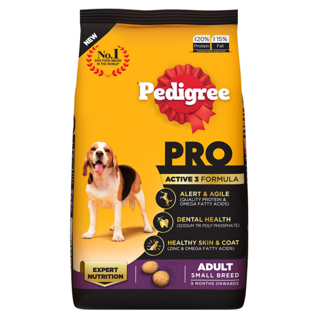 Pedigree PRO Adult Small Breed – Premium Dog Food (1.2kg | 3kg)