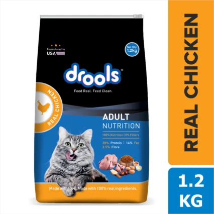 Drools Adult Dry Cat Food - Real Chicken (1.2 kg | 3 kg)