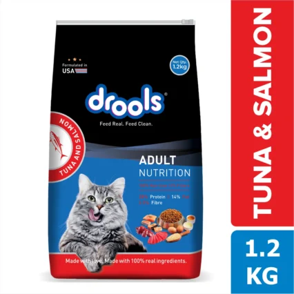 Drools Adult Dry Cat Food - Tuna & Salmon (1.2 kg | 3 kg)