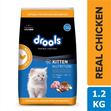Drools Kitten Dry Cat Food - Real Chicken (1.2 kg | 3 kg)