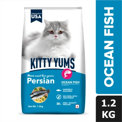Kitty Yums Ocean Fish - Persian Cat Dry Food (1.2kg | 3kg | 7kg)