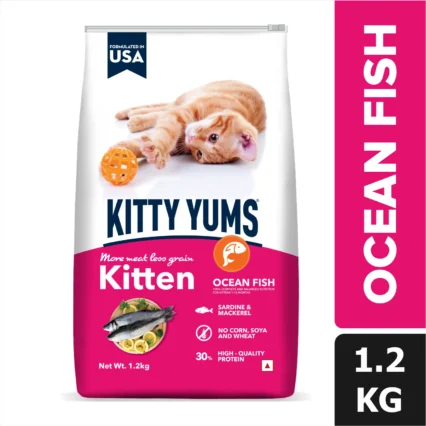 Kitty Yums Ocean Fish - Kitten Dry Cat Food (1.2kg | 3kg | 7kg)