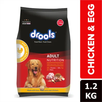 Drools Chicken and Egg Adult Dry Dog Food - (1.2kg | 3kg | 10kg | 20kg)