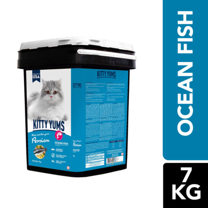 Kitty Yums Ocean Fish - Persian Dry Cat Food - 7kg (Inside Container)