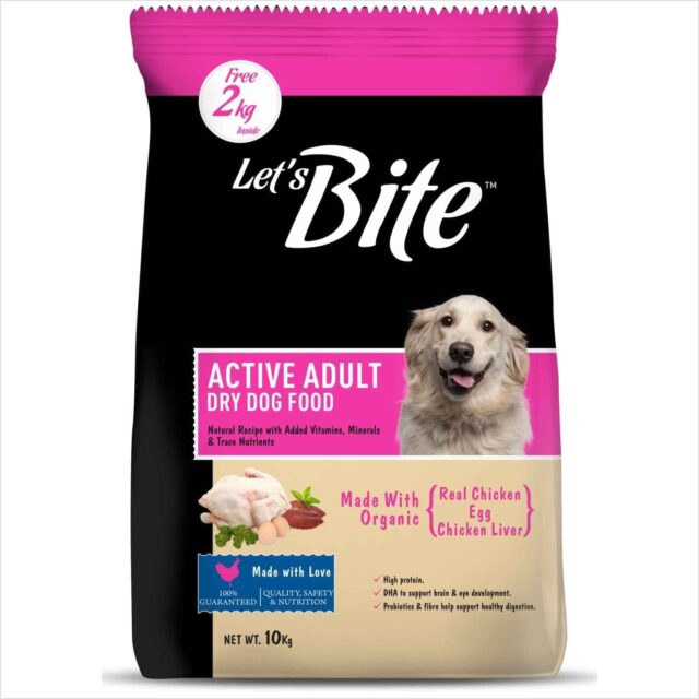Let's Bite Active Adult Chicken Dog Dry Food – 10kg (+1kg Free Inside) - Image 7