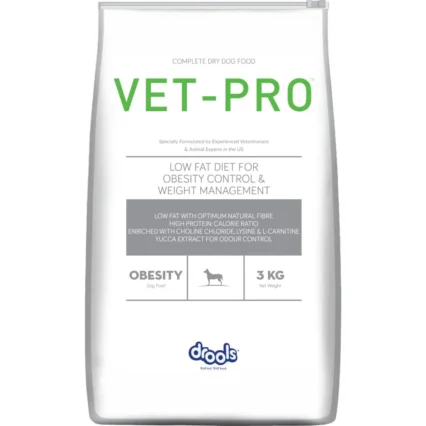 Drools VET PRO Obesity Adult Dog Dry Food (3kg | 12kg)
