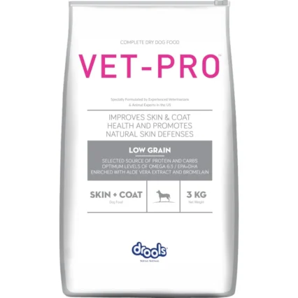 Drools VET PRO Skin & Coat Adult Dog Dry Food (3kg | 12kg)
