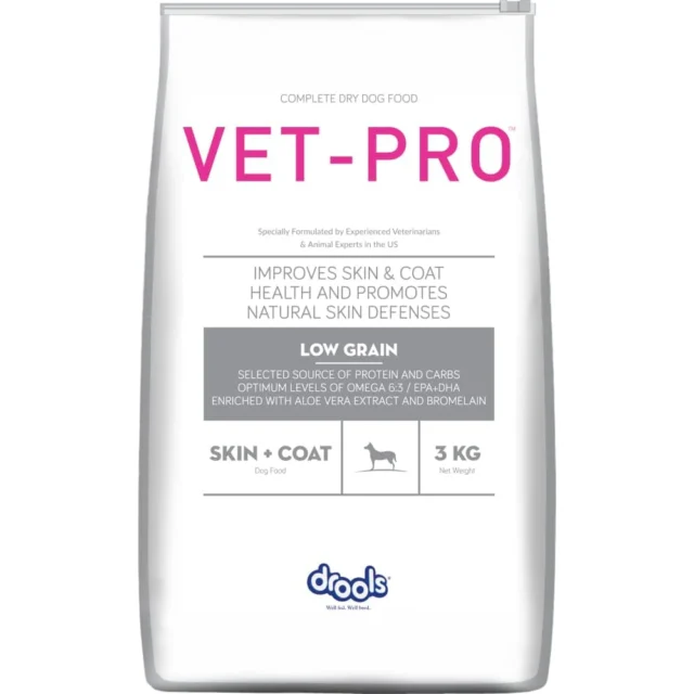 Drools VET PRO Skin & Coat Adult Dog Dry Food (3kg | 12kg)