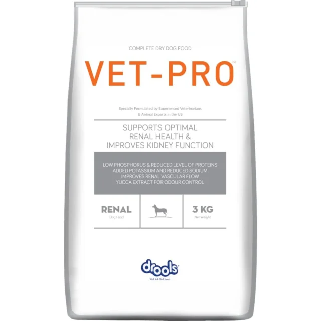Drools VET PRO Renal Adult Dog Dry Food (3kg | 8kg)